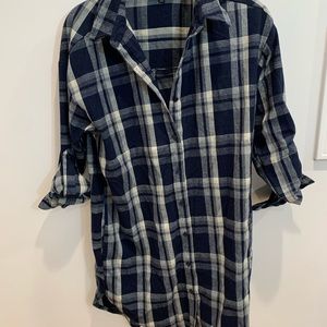 Lulus Plaid T-Shirt Dress